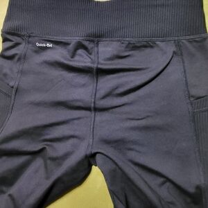 Girls JCP Xerion Black Exercise (jogging) Pants Size M-10/12 Quick-Dri